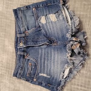Divided Jean Shorts Size 4